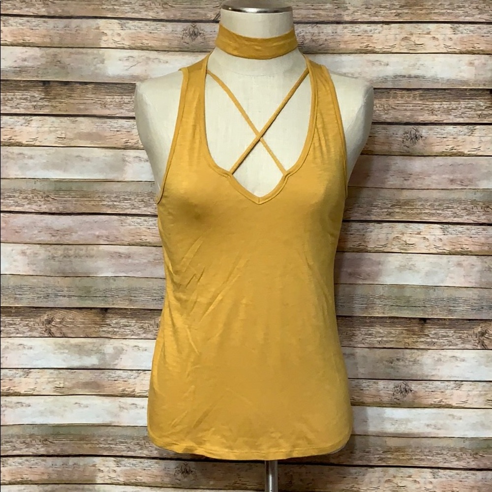 Socialite Yellow Tank